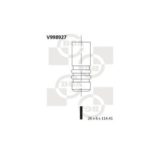 Angos vožtuvas BGA V998927