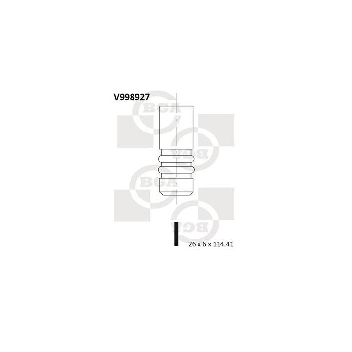 Angos vožtuvas BGA V998927