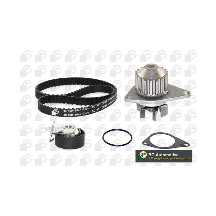 Vandens siurblio ir paskirstymo diržo komplektas BGA TB1400CPK-2