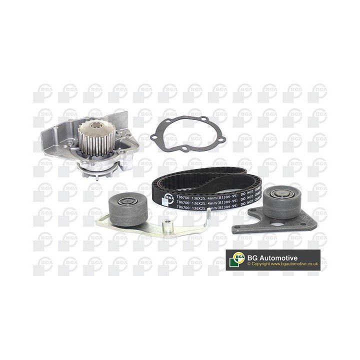 Vandens siurblio ir paskirstymo diržo komplektas BGA TB1402CPK