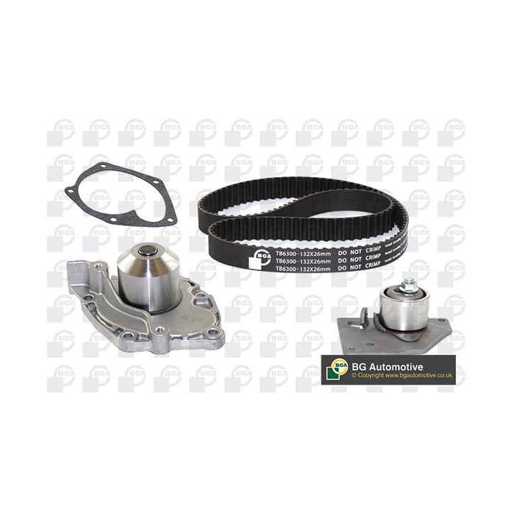 Vandens siurblio ir paskirstymo diržo komplektas BGA TB6300CPK