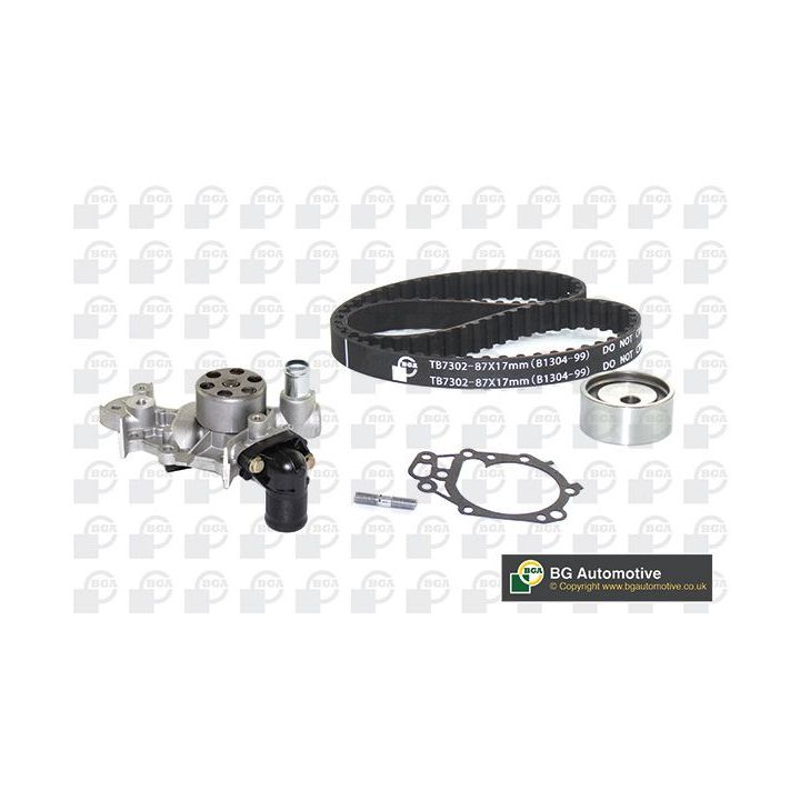 Vandens siurblio ir paskirstymo diržo komplektas BGA TB7302CPK