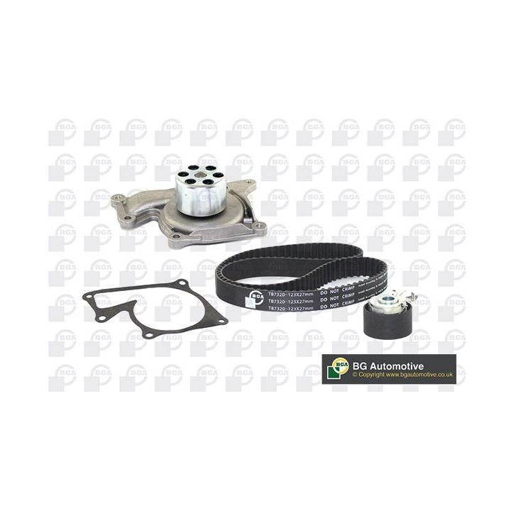 Vandens siurblio ir paskirstymo diržo komplektas BGA TB7320CPK-2