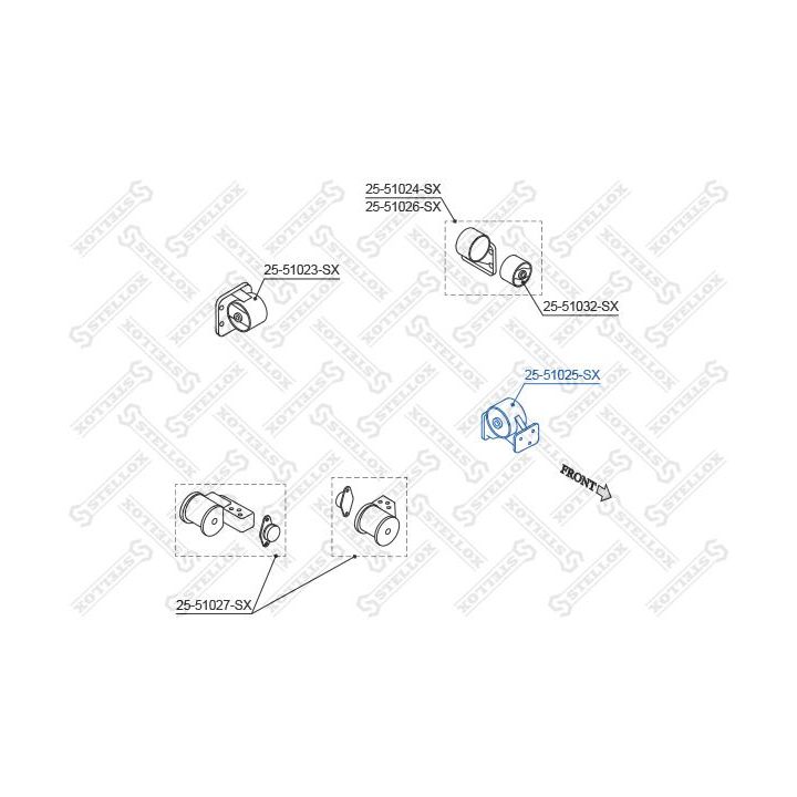 Variklio montavimas STELLOX 25-51025-SX