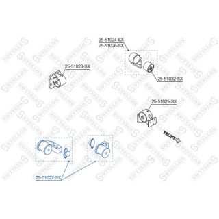 Variklio montavimas STELLOX 25-51027-SX