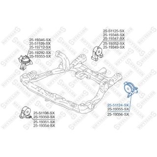 Variklio montavimas STELLOX 25-51124-SX