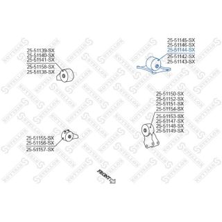 Variklio montavimas STELLOX 25-51144-SX