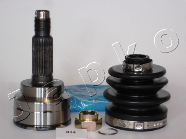 Jungčių komplektas, kardaninis velenas JAPKO 62314