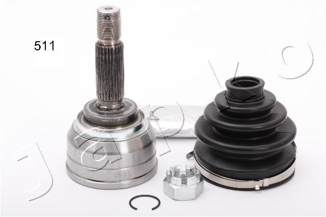 Jungčių komplektas, kardaninis velenas JAPKO 62511