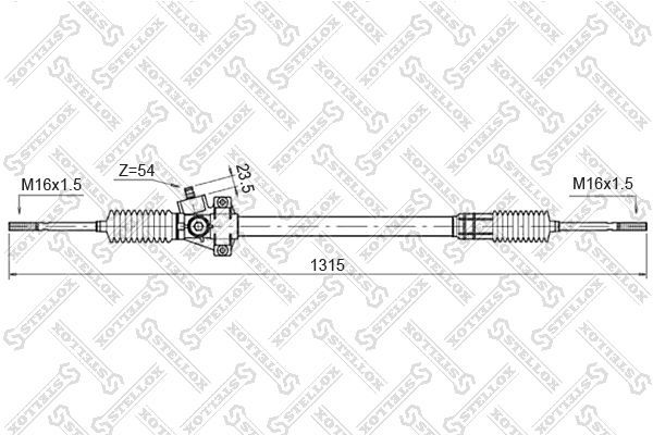 Vairo pavara STELLOX 00-35010-SX