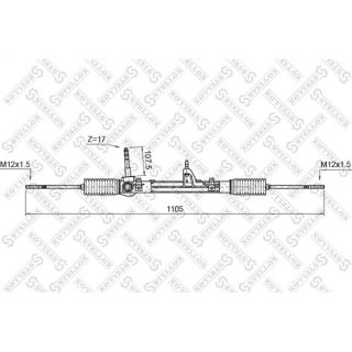 Vairo pavara STELLOX 00-35011-SX