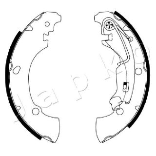 Stabdžių trinkelių komplektas JAPKO 550210