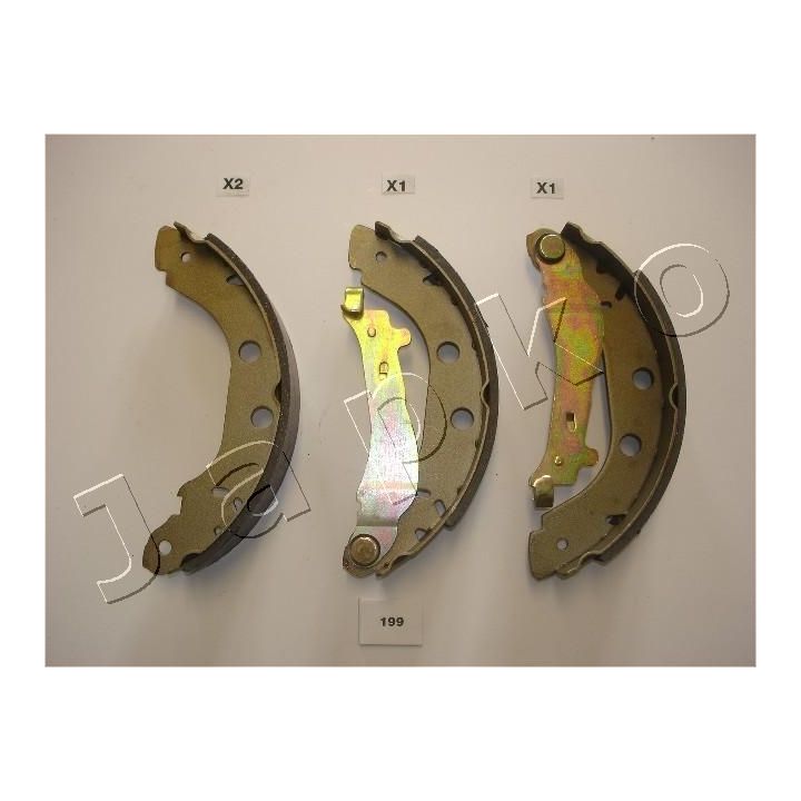 Stabdžių trinkelių komplektas JAPKO 55199