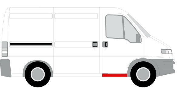 Slenksčio skardelė BLIC 6505-06-2092042K