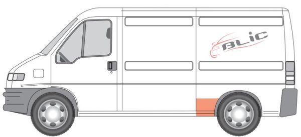 Slenksčio skardelė BLIC 6505-06-2092059P