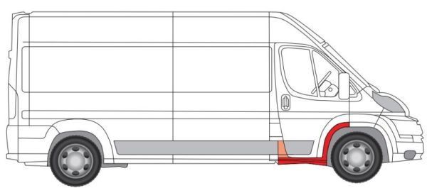 Slenksčio skardelė BLIC 6505-06-2097016P