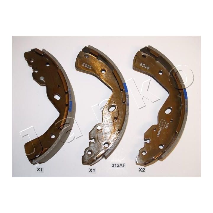 Stabdžių trinkelių komplektas JAPKO 55312