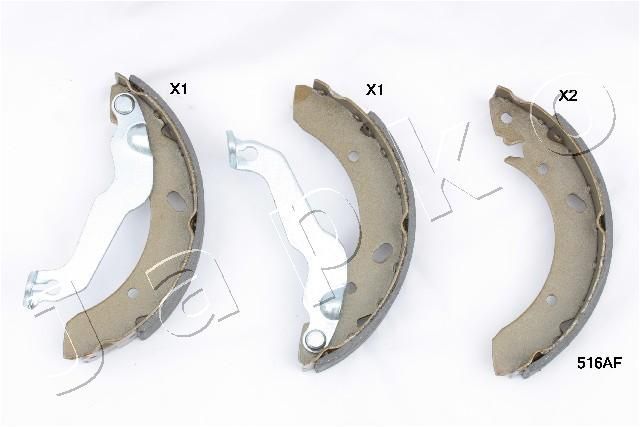 Stabdžių trinkelių komplektas JAPKO 55516