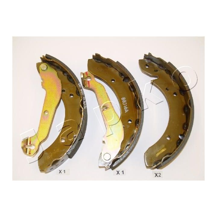 Stabdžių trinkelių komplektas JAPKO 55H03