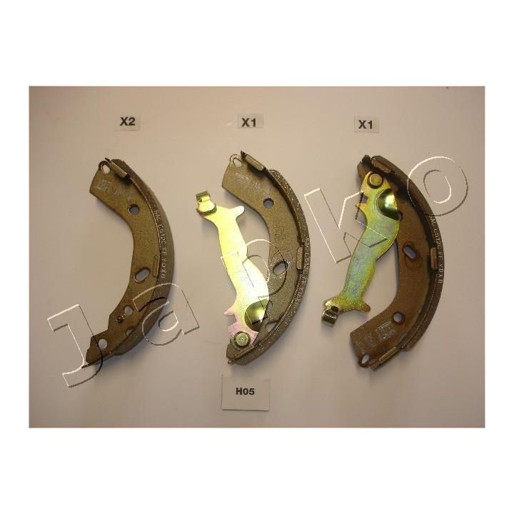 Stabdžių trinkelių komplektas JAPKO 55H05