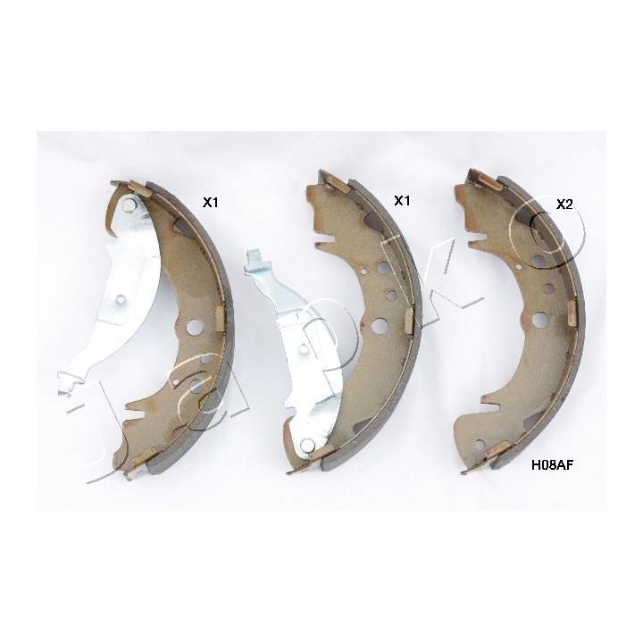Stabdžių trinkelių komplektas JAPKO 55H08