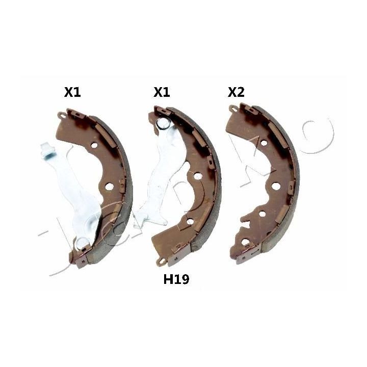 Stabdžių trinkelių komplektas JAPKO 55H19