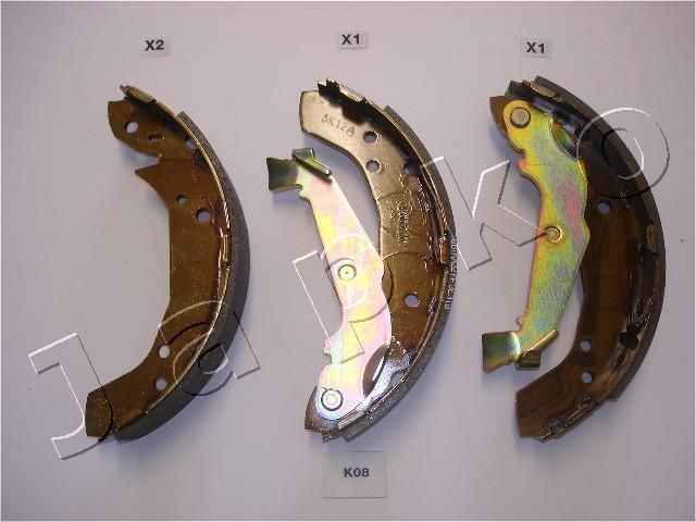 Stabdžių trinkelių komplektas JAPKO 55K08