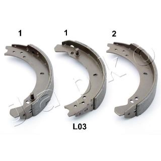 Stabdžių trinkelių komplektas JAPKO 55L03