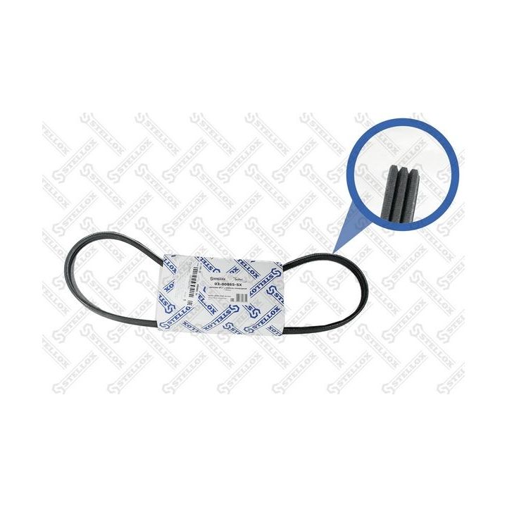 V formos rumbuoti diržai STELLOX 03-00865-SX