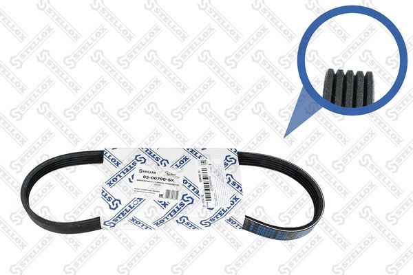 V formos rumbuoti diržai STELLOX 05-00700-SX