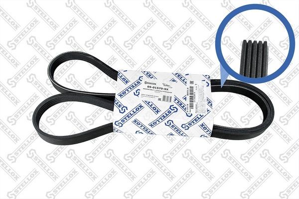 V formos rumbuoti diržai STELLOX 05-01570-SX