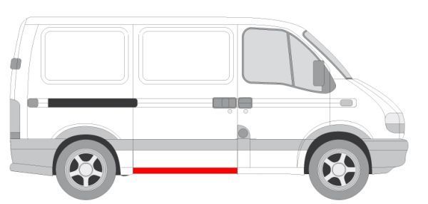 Slenksčio skardelė BLIC 6505-06-5088002P