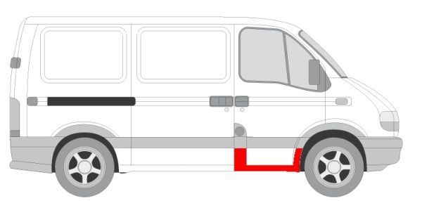 Slenksčio skardelė BLIC 6505-06-5088042P