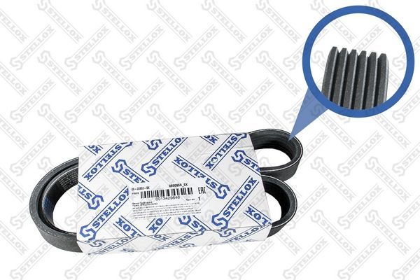 V formos rumbuoti diržai STELLOX 06-00950-SX