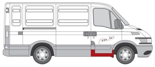 Slenksčio skardelė BLIC 6505-06-5088044P