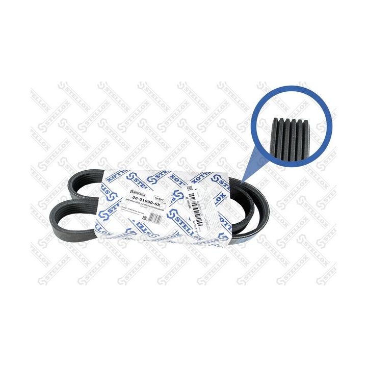 V formos rumbuoti diržai STELLOX 06-01000-SX