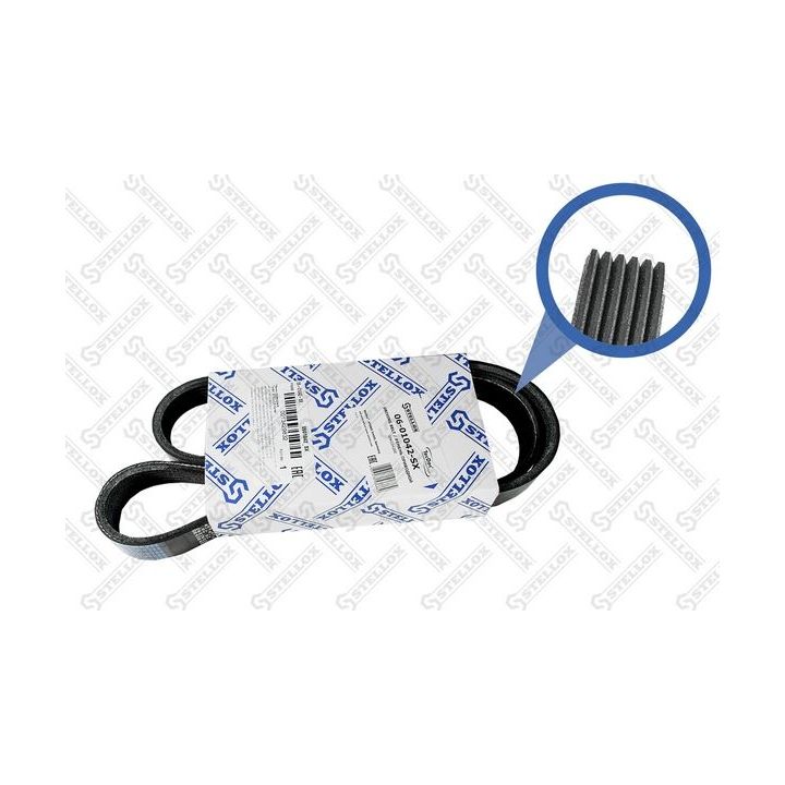 V formos rumbuoti diržai STELLOX 06-01042-SX