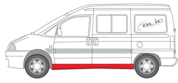 Slenksčio skardelė BLIC 6505-06-5575011P