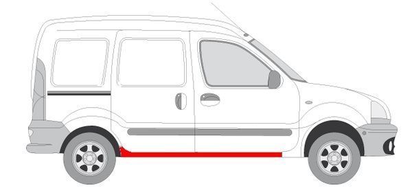 Slenksčio skardelė BLIC 6505-06-6010012P