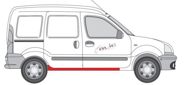 Slenksčio skardelė BLIC 6505-06-6010012P