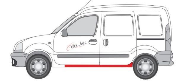 Slenksčio skardelė BLIC 6505-06-6010013P