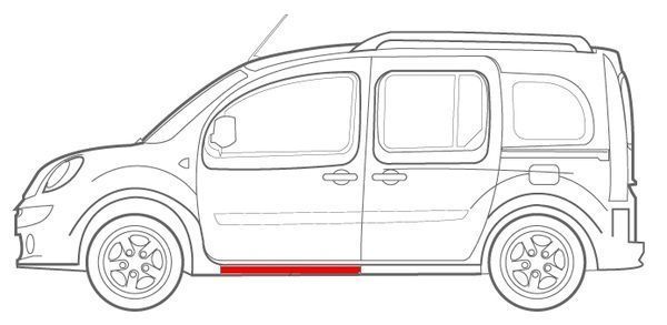 Slenksčio skardelė BLIC 6505-06-6011015P