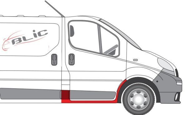 Slenksčio skardelė BLIC 6505-06-6061054P