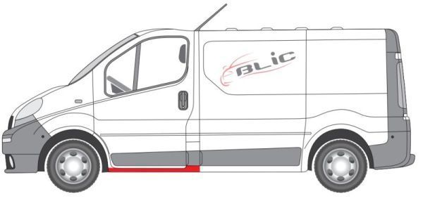 Slenksčio skardelė BLIC 6505-06-6061055P