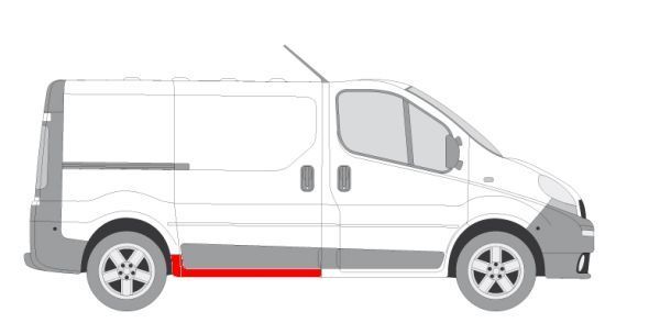 Slenksčio skardelė BLIC 6505-06-6061502P