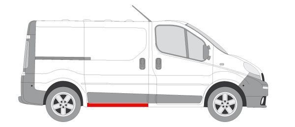 Slenksčio skardelė BLIC 6505-06-6061503P