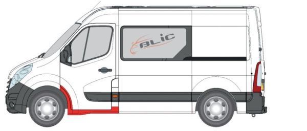 Slenksčio skardelė BLIC 6505-06-6089041P