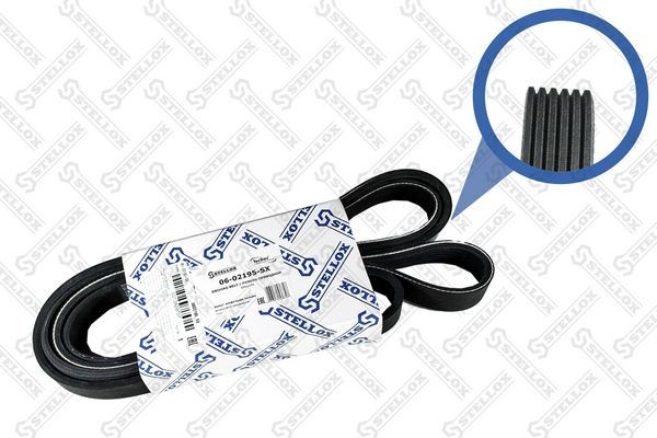 V formos rumbuoti diržai STELLOX 06-02195-SX