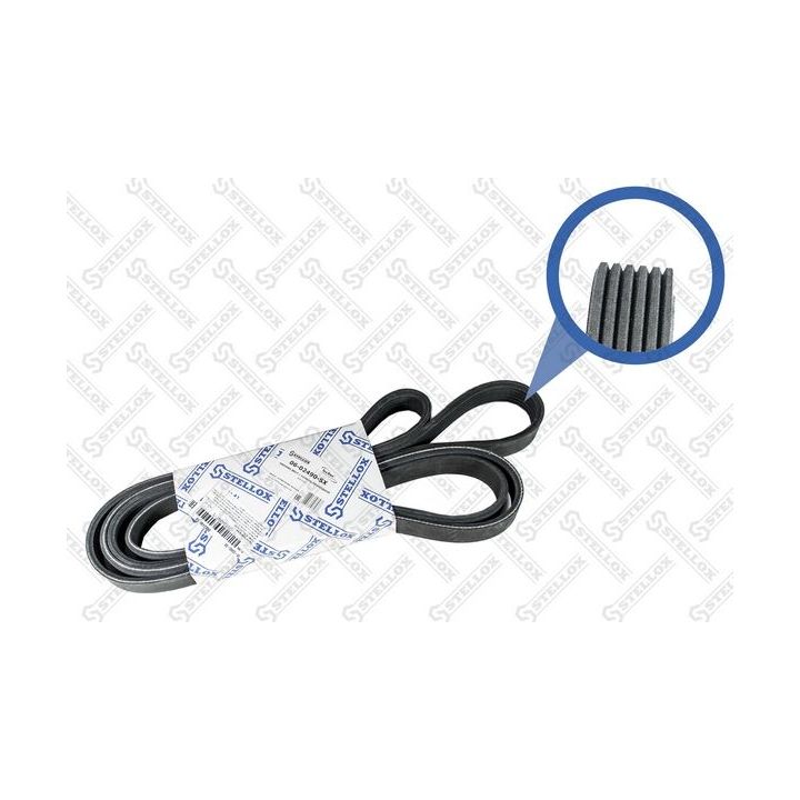 V formos rumbuoti diržai STELLOX 06-02490-SX