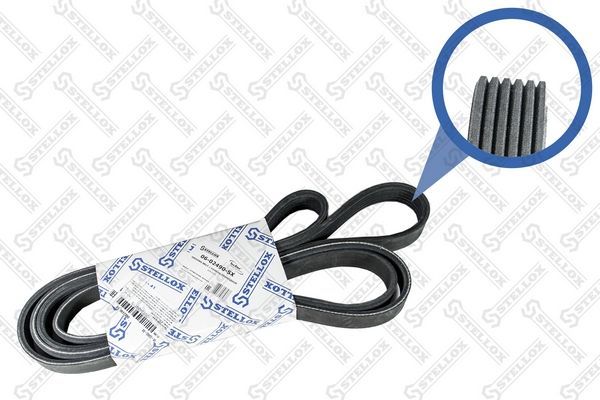 V formos rumbuoti diržai STELLOX 06-02490-SX